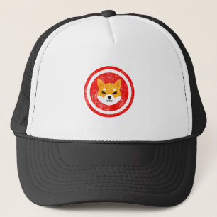 Boné Shiba Inu em relevo - Logotipo de moeda apenas - C