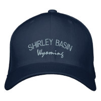Shirley Basin Wyoming - Chapéu bordado