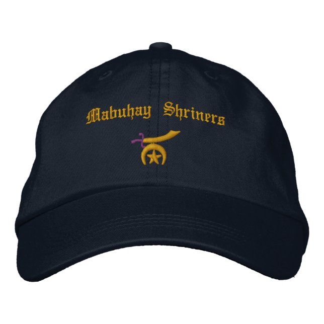 Boné Shriner Bordado (Frente)