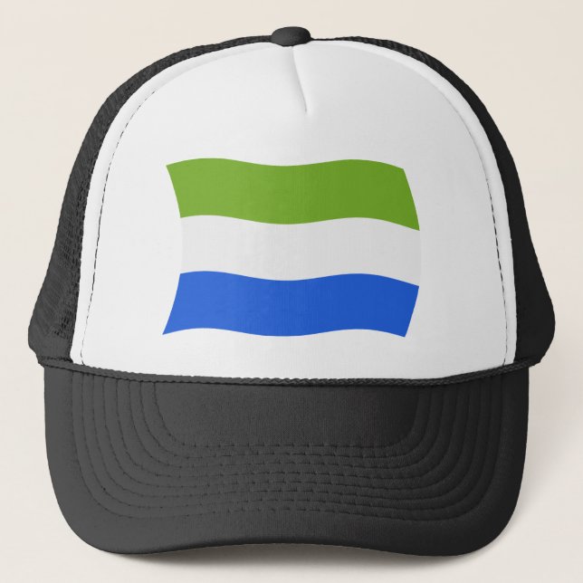 Boné Sierra Leone Flag Hat (Frente)