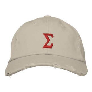 Boné sigma/Alfabeto grego/cor diy