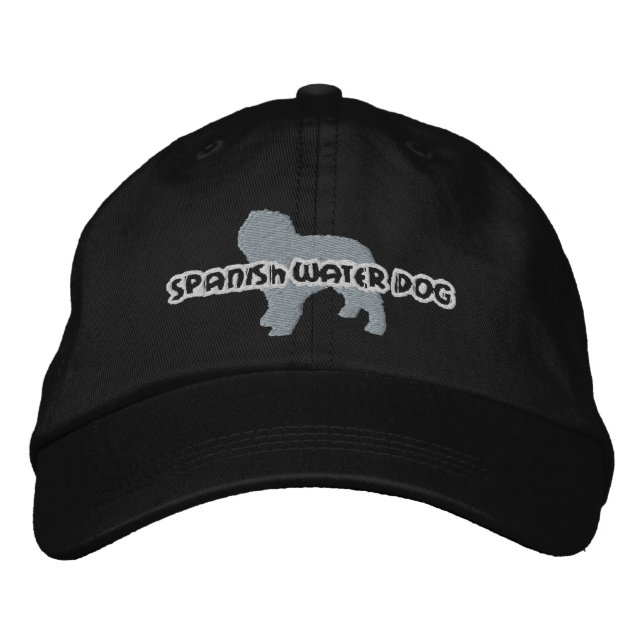 Boné Silhouette, Cão-de-Água Espanhol, Bordado de Chapé (Frente)