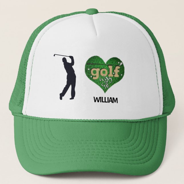 Boné Silhouette Masculino Personalizado GOLF (Frente)