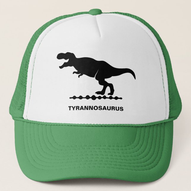 Boné Silhueta de Dinossauro Tiranossauro (Frente)