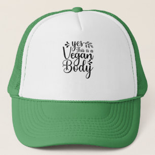Boné Sim, este é um corpo vegetariano