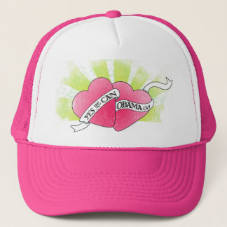 Boné Sim nós podemos - Obama 08 - estilo do tatuagem da