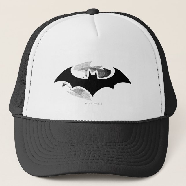 Boné Símbolo Batman | Logotipo Sombra Preta (Frente)