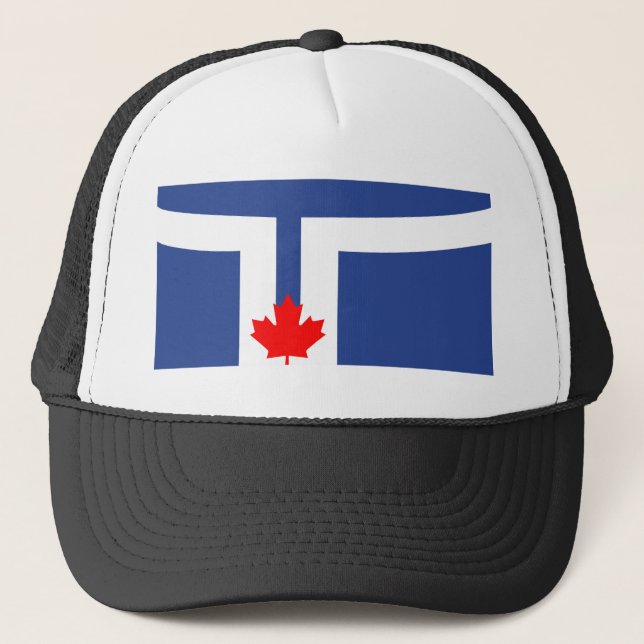 Boné Símbolo de Canadá da bandeira da cidade de Toronto (Frente)