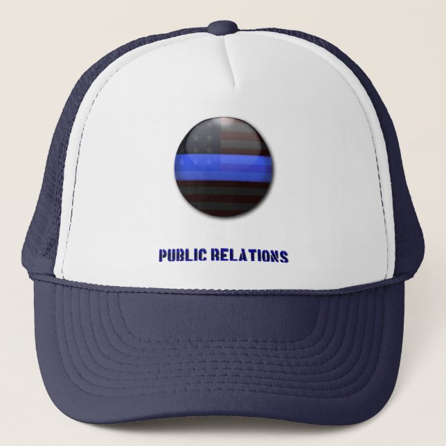 Boné Símbolo Divisional da Linha Azul-Fino - PR da Polí (Frente)