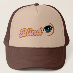 Boné símbolo dos olhos cegos