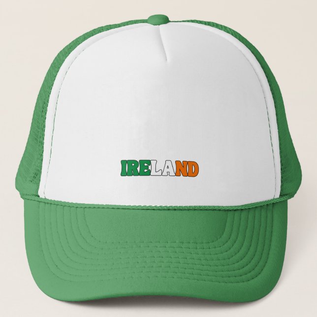 Boné Simples Roupa de Bandeira Nacional da Irlanda Mode (Frente)
