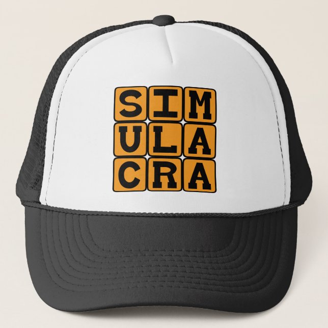Boné Simulacros, Representação de Algo (Frente)