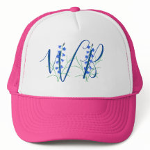 Sinais de Campainha Monograma Rosa