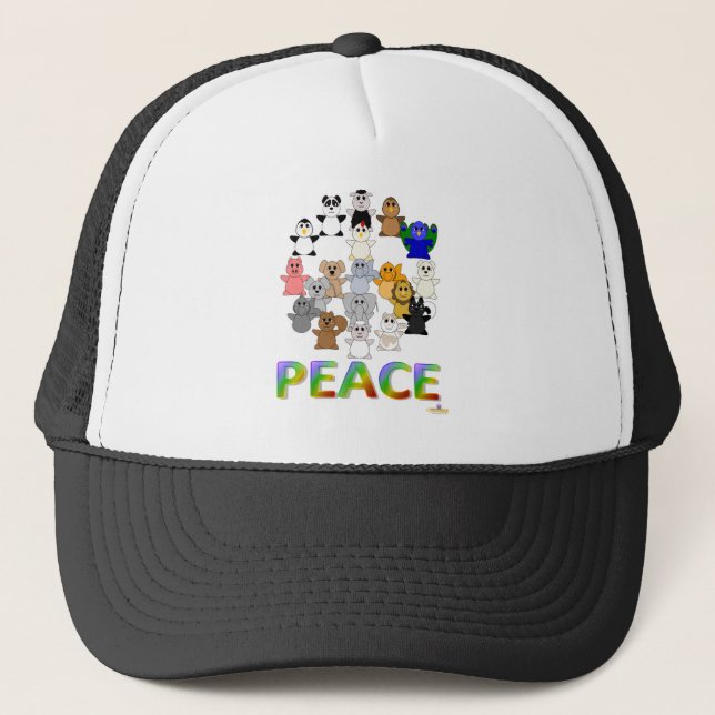 Boné Sinais de Paz para Animais Huggable (Frente)