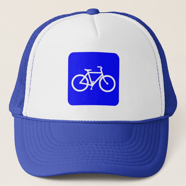Boné Sinal de Bicicleta - Azul (Frente)