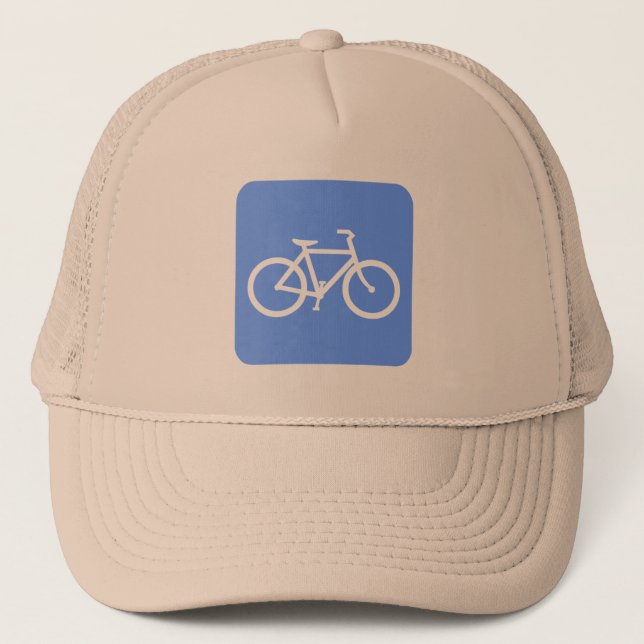 Boné Sinal de Bicicleta - Azul Bebê (Frente)