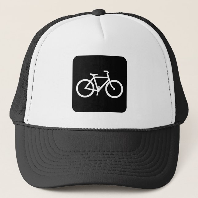 Boné Sinal de Bicicleta - Preto (Frente)