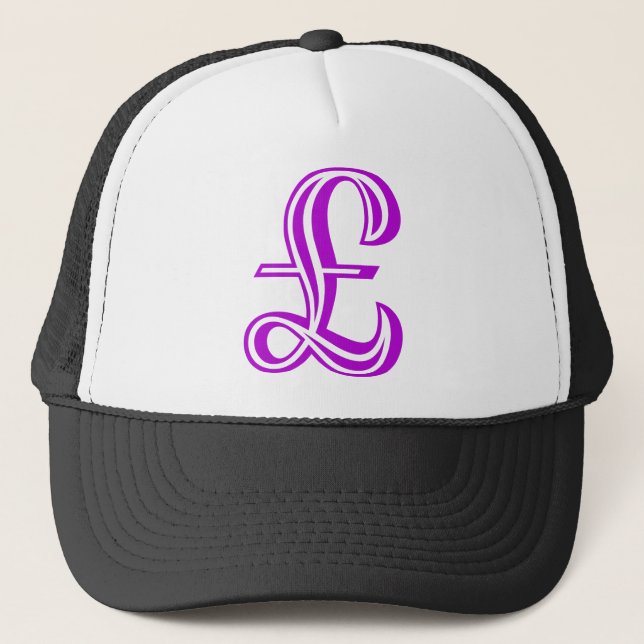 Boné Sinal de libra - Roxo (Frente)