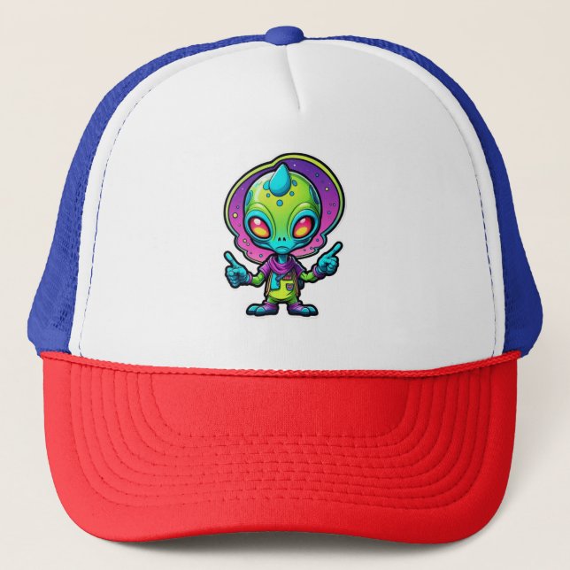 Boné Sinal de paz da Alienígena Funky (Frente)