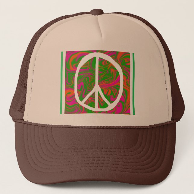 Boné Sinal de Paz Hat de Caminhoneiro (Frente)
