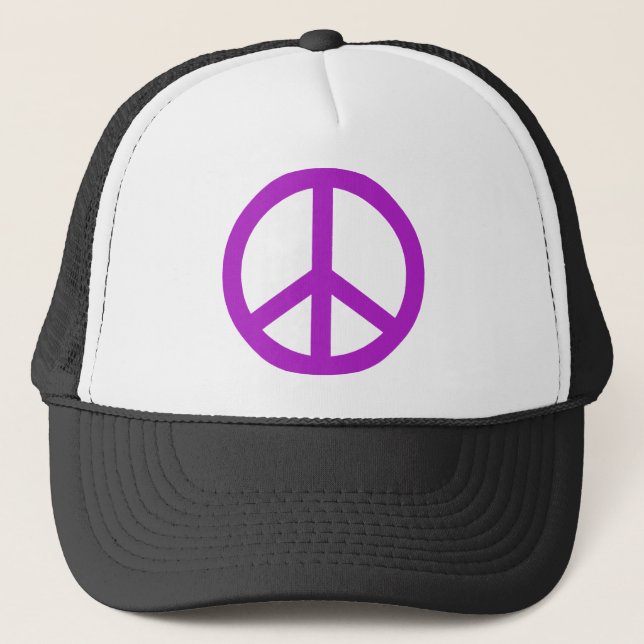 Boné Sinal de paz lavanda (Frente)