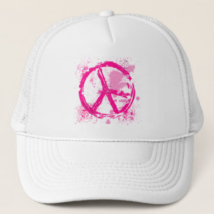BONÉ SINAL DE PAZ RETRO COR-DE-ROSA