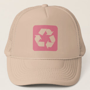 Boné Sinal de Reciclagem - Rosa