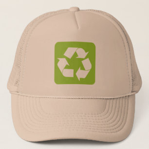 Boné Sinal de Reciclagem - Verde marciano