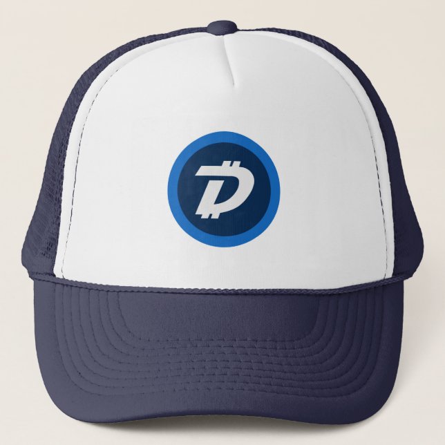 Boné Sinal legal da moeda de DigiByte Cryptocurrency (Frente)
