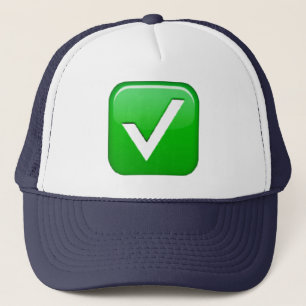Boné Sinal verde na caixa - Emoji