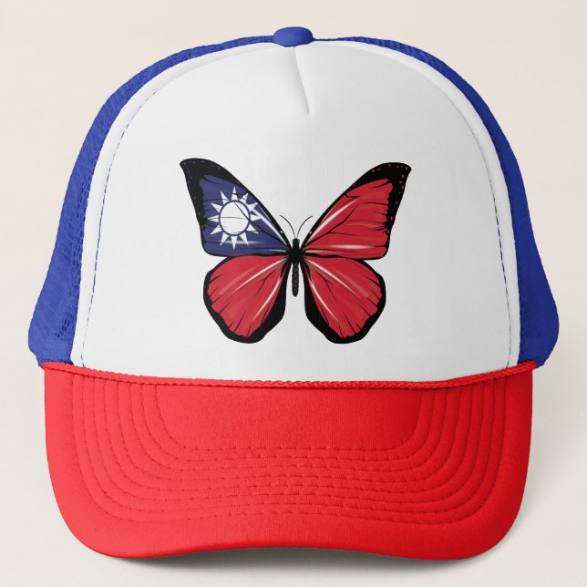 Boné Sinalizador da Borboleta de Taiwan (Frente)