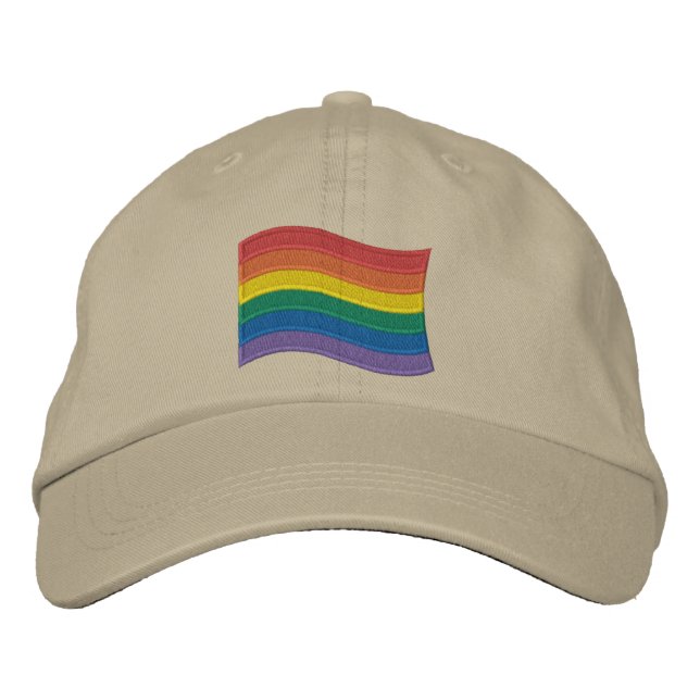 Boné Sinalizador de Orgulho LGBTQ+ Tradicional Embarcad (Frente)