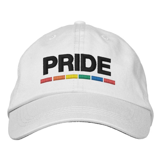 Boné Sinalizador de Orgulho LGBTQ+ Tradicional Embarcad (Frente)