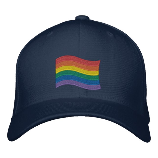 Boné Sinalizador de Orgulho LGBTQ+ Tradicional Embarcad (Frente)