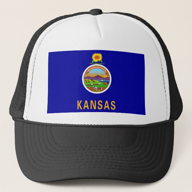 Boné Sinalizador do Estado do Kansas (Frente)