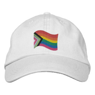 Boné Sinalizador do Orgulho de Progresso LGBTQ+ Bordado
