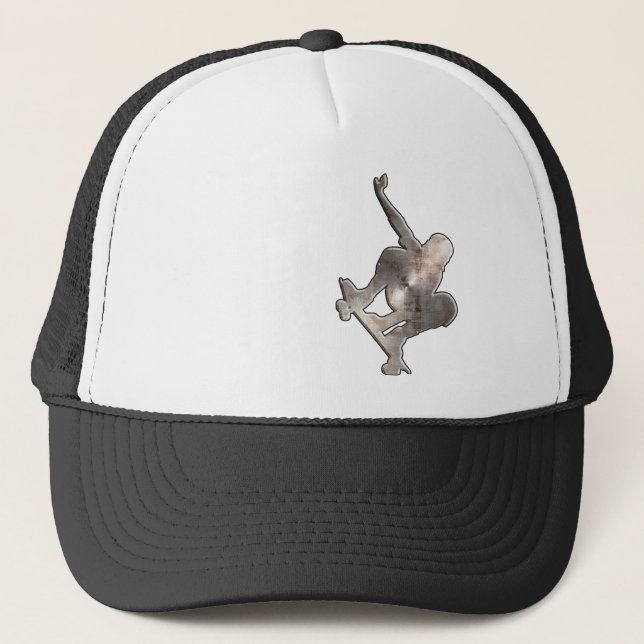 Boné Skateboarding; Preto legal (Frente)