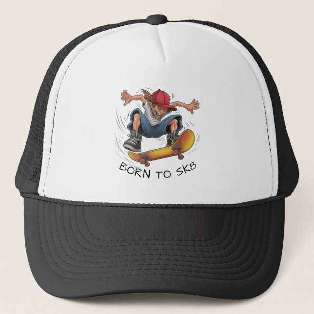 Boné Skater Boy Skateboard Hat (Frente)