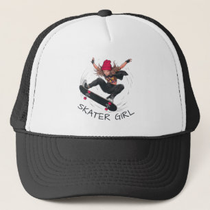 Boné Skater Girl Skateboard Hat