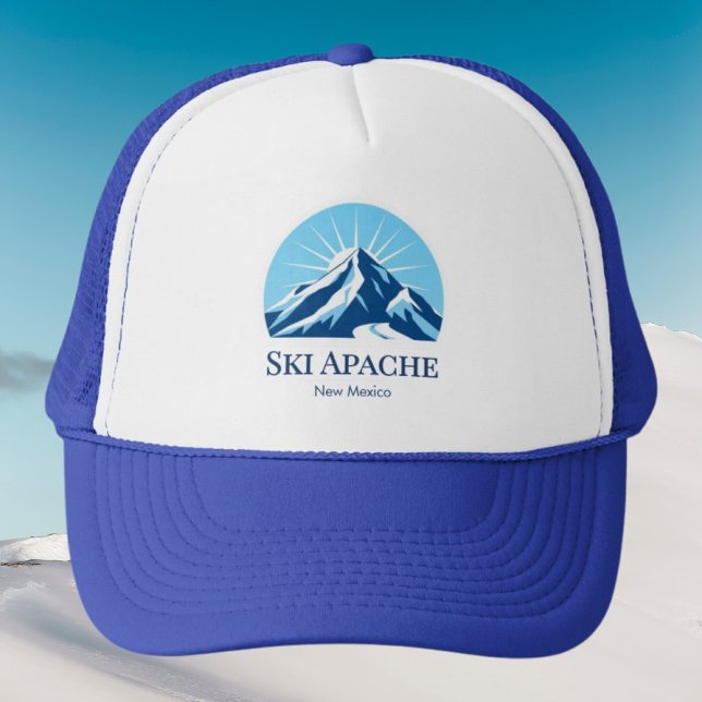 Boné Ski Apache New Mexico ski resort vacation Hat (Criador carregado)