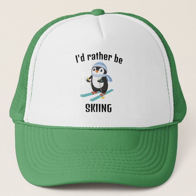 Boné Skiing Snow Sports Design Hat (Frente)