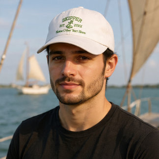 Boné Skipper Com Âncora Personalizado