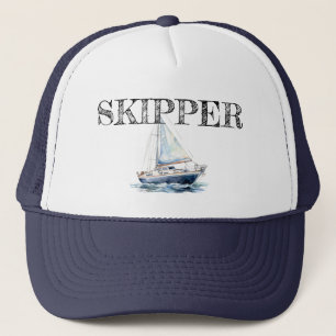 Boné Skipper Personalizado do Tema de Iate