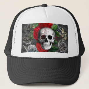 Boné Skull Trucker Hat