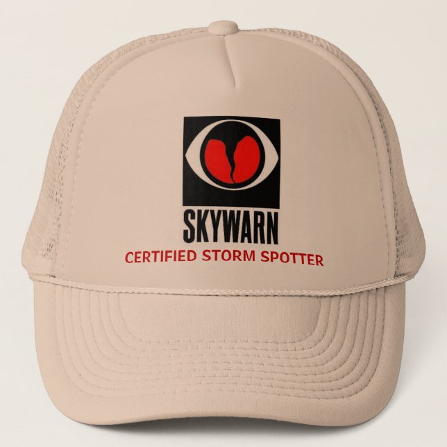 Boné skywarn grande, OBSERVADOR CERTIFICADO da (Frente)