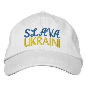 Boné SLAVA UKRAINI "Glory to Ucrânia" Blue Yellow White