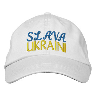 Boné SLAVA UKRAINI "Glory to Ucrânia" Blue Yellow White