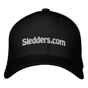 Boné Sledders.com Preto FlexFit Hat
