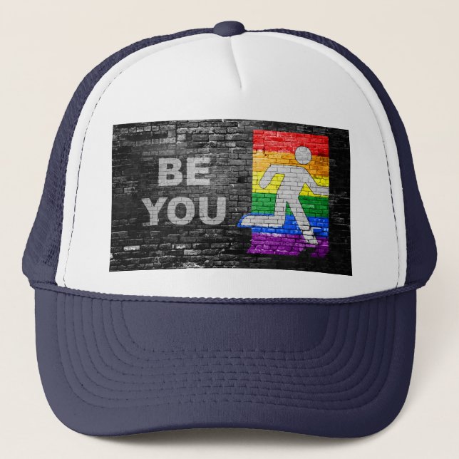 Boné SlipperyJoe é você orgulho gay dá LGBT (Frente)