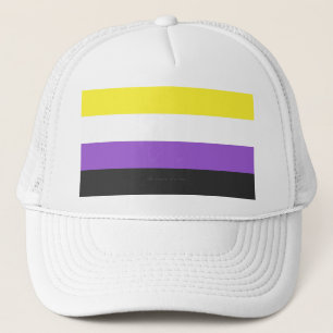Boné SlipperyJoe's Nonbinary Pride Flag gay LGBTQ
